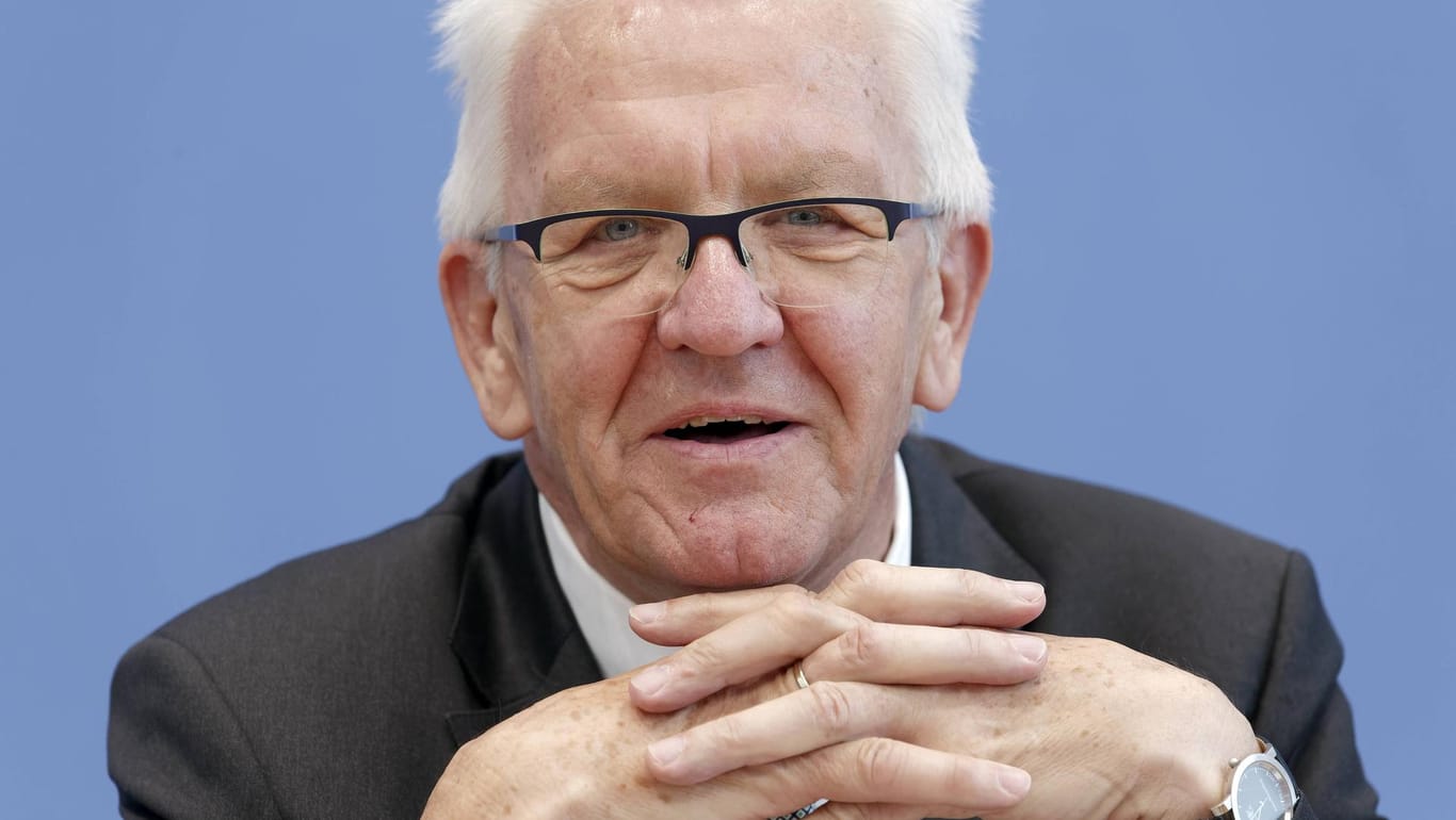 Winfried Kretschmann, Ministerpräsident von Baden-Württemberg: Mit 73 Prozent Zustimmung führt der Grüne das Ranking der Länderchefs an.
