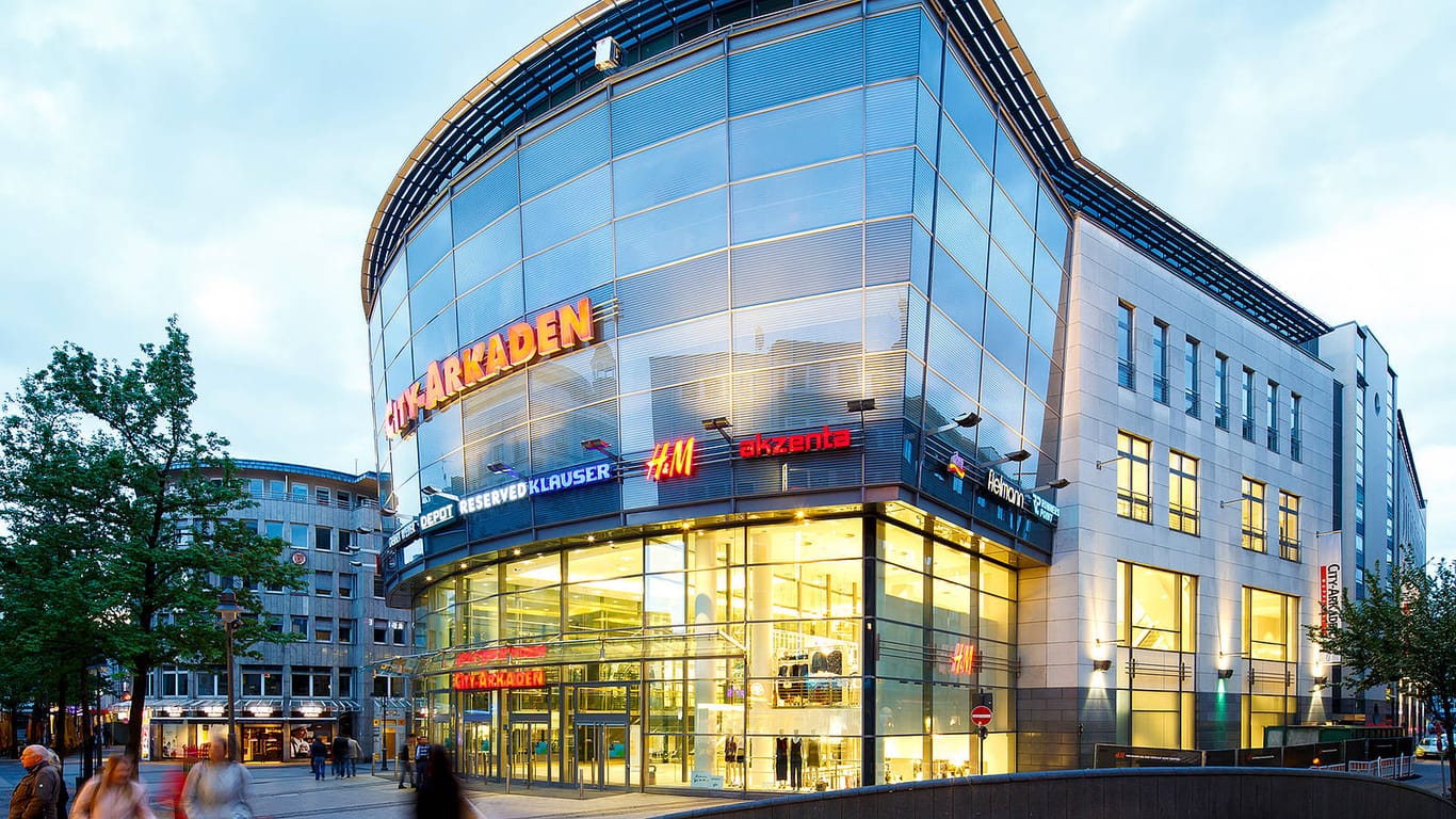 City-Arkaden Wuppertal: Mehr als 60 Geschäft sind hier zu finden.