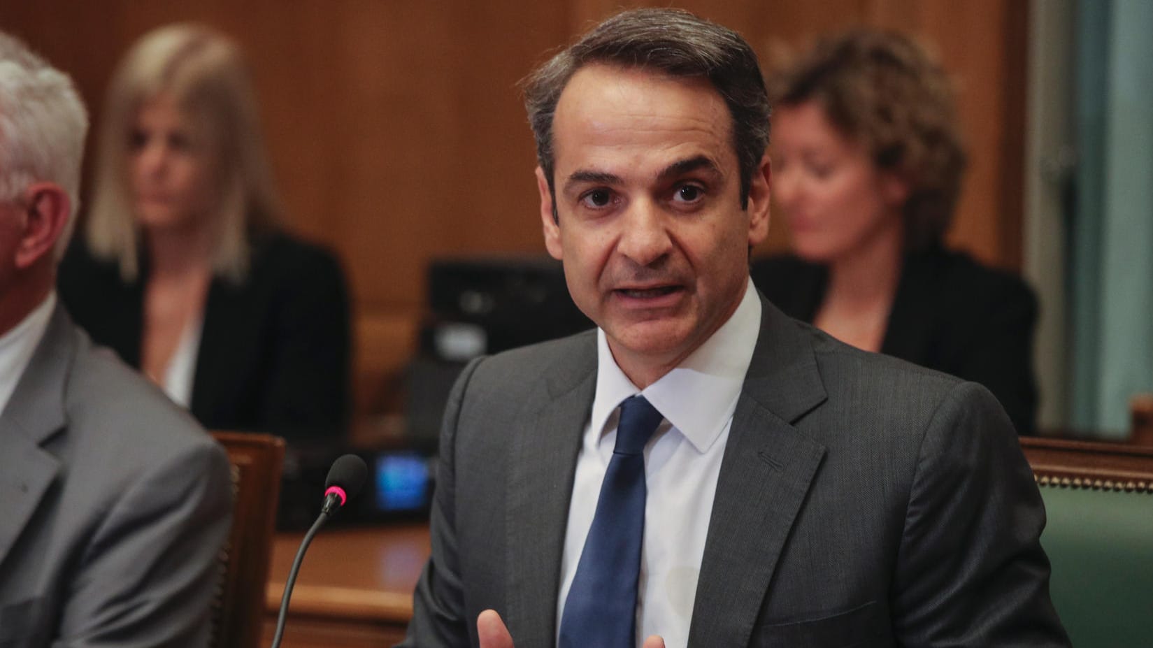 Kyriakos Mitsotakis: Seine neue Regierung will die Zustände in den Migrantenlagern auf den griechischen Inseln verbessern.