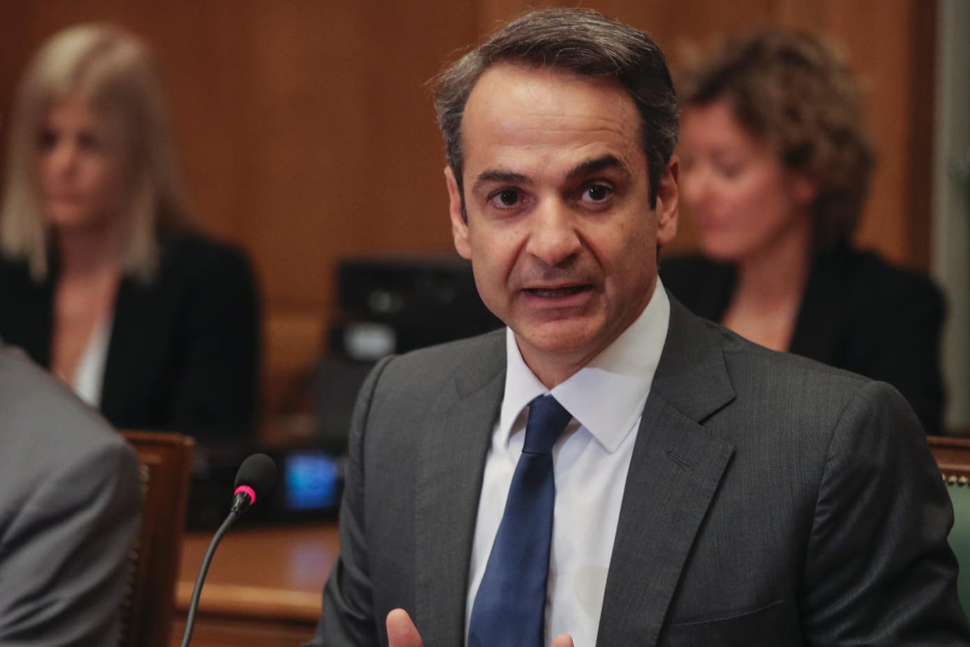 Kyriakos Mitsotakis: Seine neue Regierung will die Zustände in den Migrantenlagern auf den griechischen Inseln verbessern.