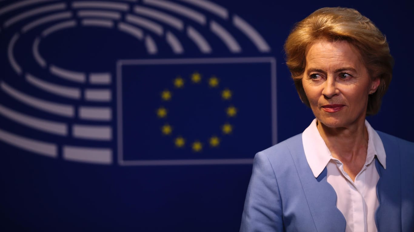 Ursula von der Leyen: Um EU-Kommissionschefin zu werden, hat die CDU-Politikerin nun noch einmal diverse Versprechen gemacht.