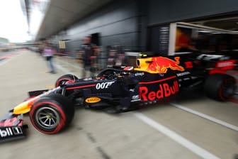 Das Red-Bull-Team war in Silverstone schnell beim Reifenwechsel.