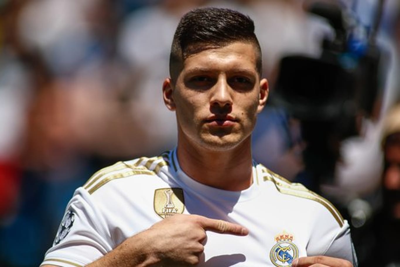 Luka Jovic geht jetzt für Real Madrid auf Torejagd.