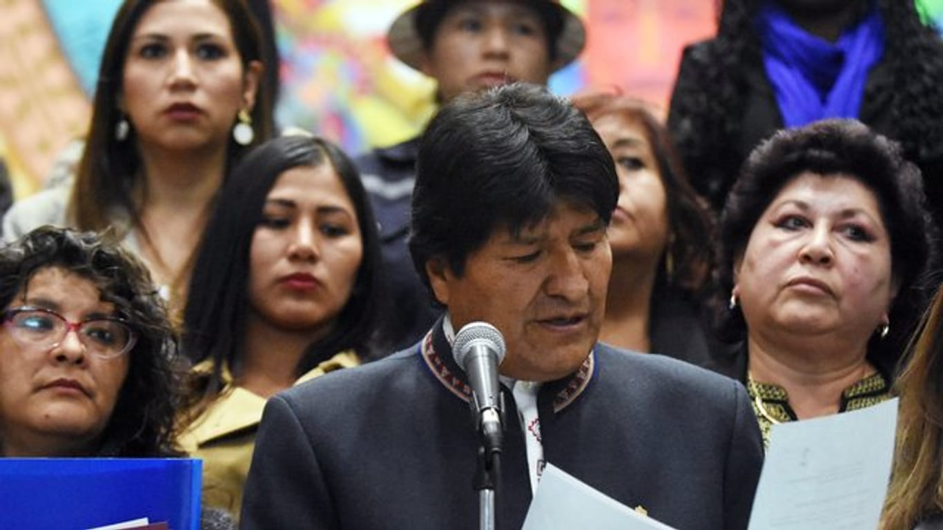 Evo Morales: Der Präsident von Bolivien muss um seine Wiederwahl bangen.