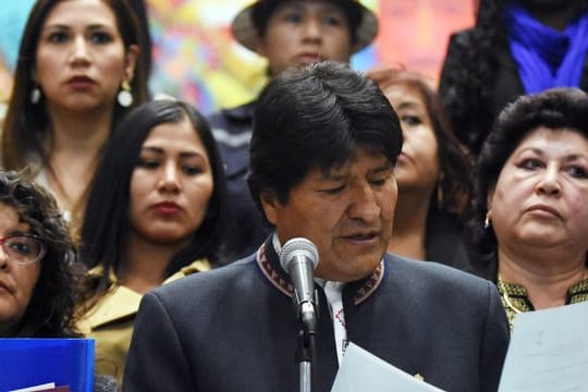Evo Morales: Der Präsident von Bolivien muss um seine Wiederwahl bangen.