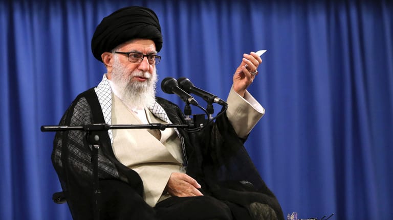Ajatollah Ali Chamenei: Der oberste iranische Führer droht Großbritannien mit Konsequenzen.