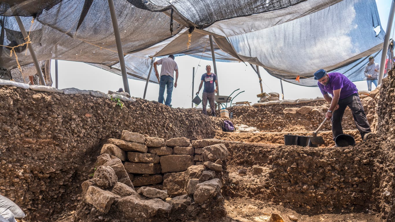 Israel: Archäologen haben eine urzeitliche Siedlung entdeckt.