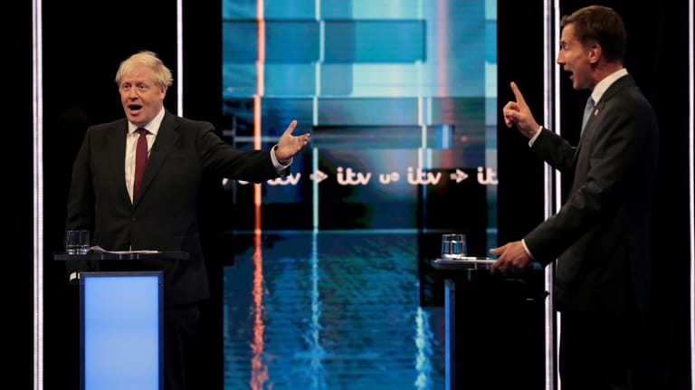 Boris Johnson und Jeremy Hunt.