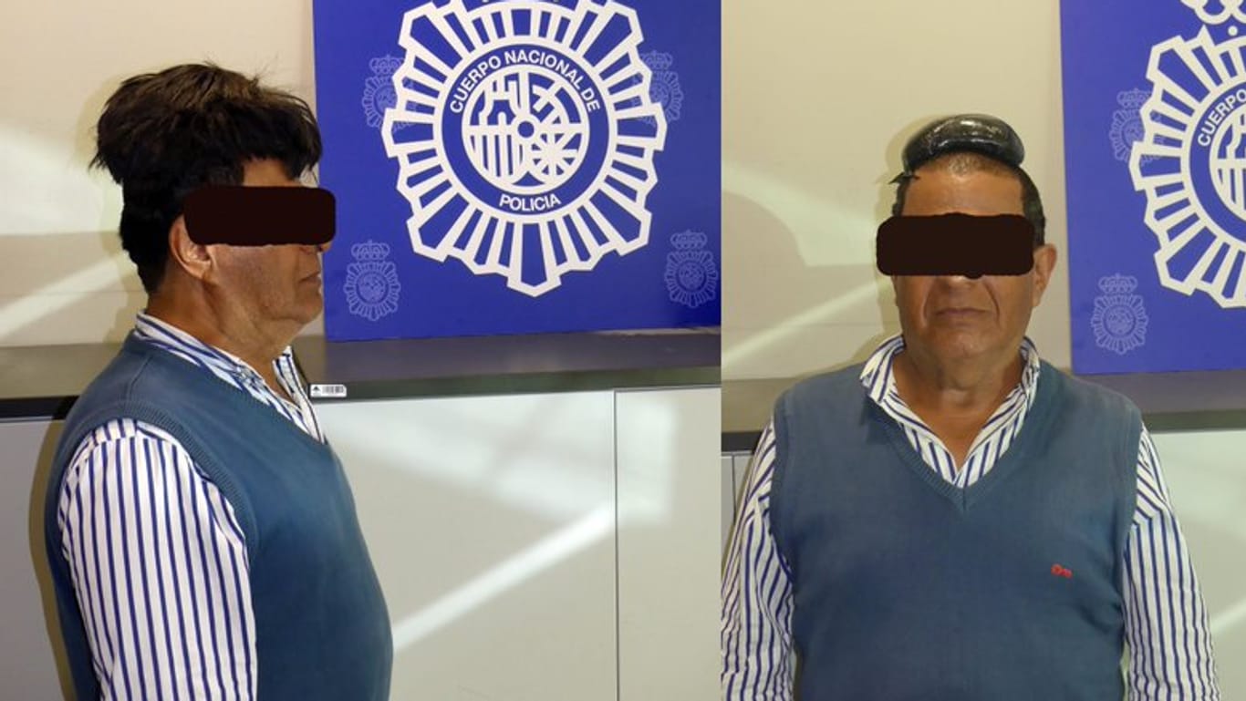 Die Polizei veröffentlichte dieses Foto auf Twitter: Der Mann versuchte 503 Gramm Kokain nach Spanien zu schmuggeln.