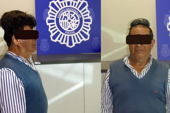 Die Polizei veröffentlichte dieses Foto auf Twitter: Der Mann versuchte 503 Gramm Kokain nach Spanien zu schmuggeln.