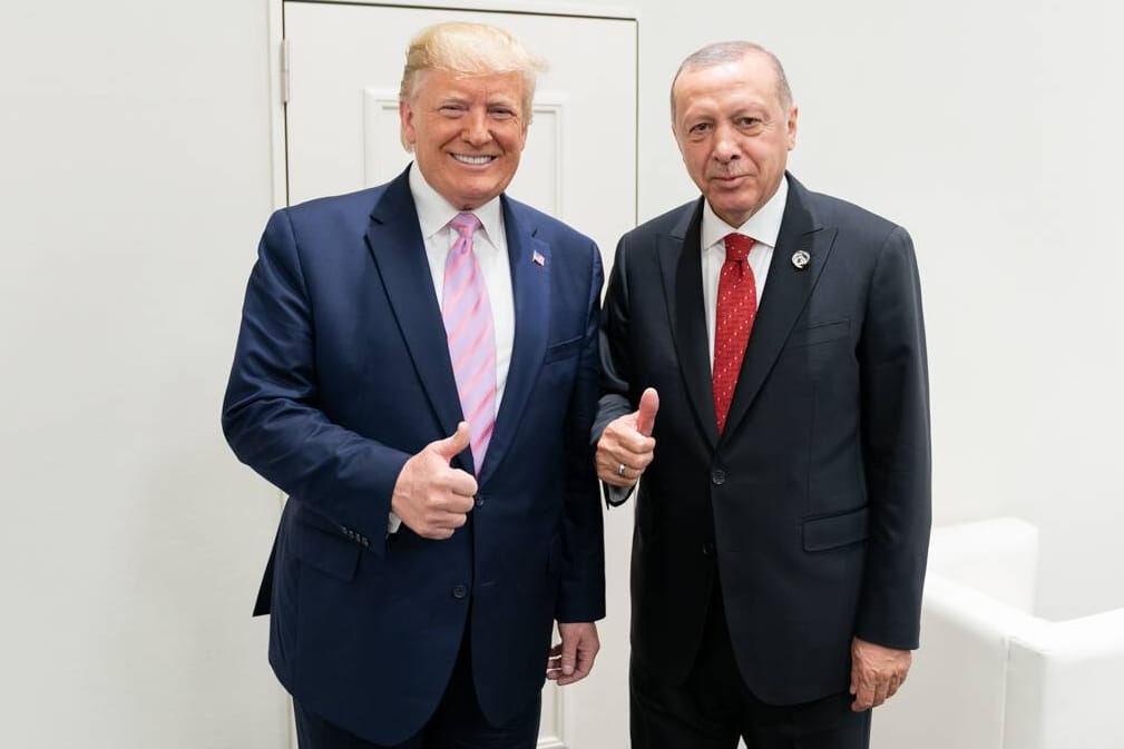 Donald Trump und Recep Tayyip Erdogan: Laut Trump ist das Verhältnis der beiden Staatsoberhäupter gut.