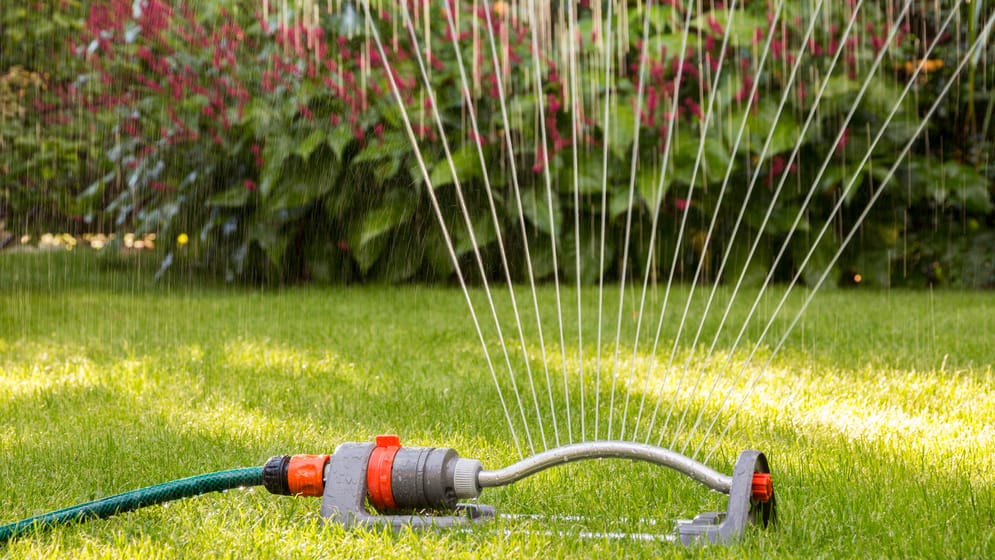 Rasensprenger im Test Viereckregner von Gardena und Kärcher überzeugen