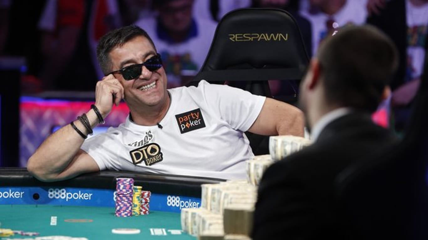 Pokerface: Hossein Ensan gewann ein Preisgeld von 10 Millionen Dollar.