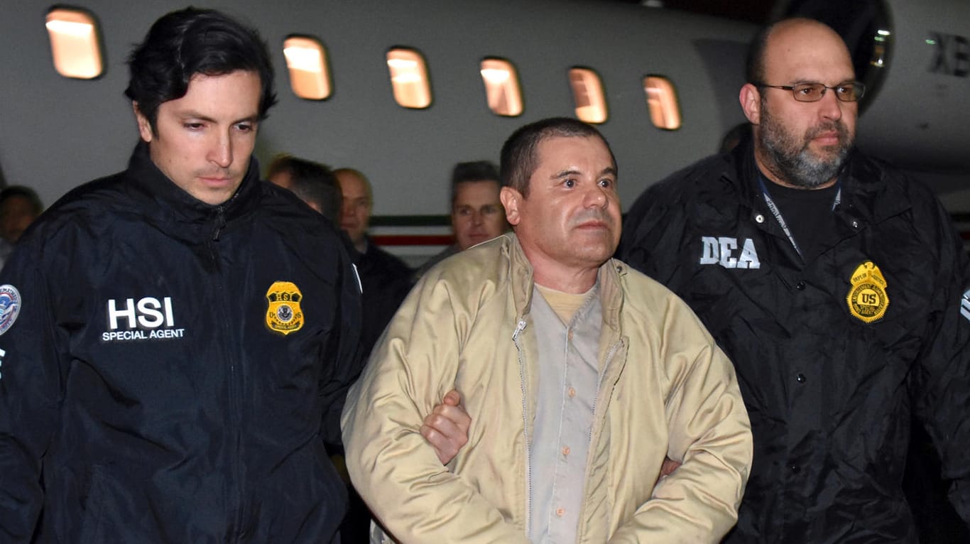 Joaquín "El Chapo" Guzmán: Der Drogenboss muss lebenslang ins Gefängnis.