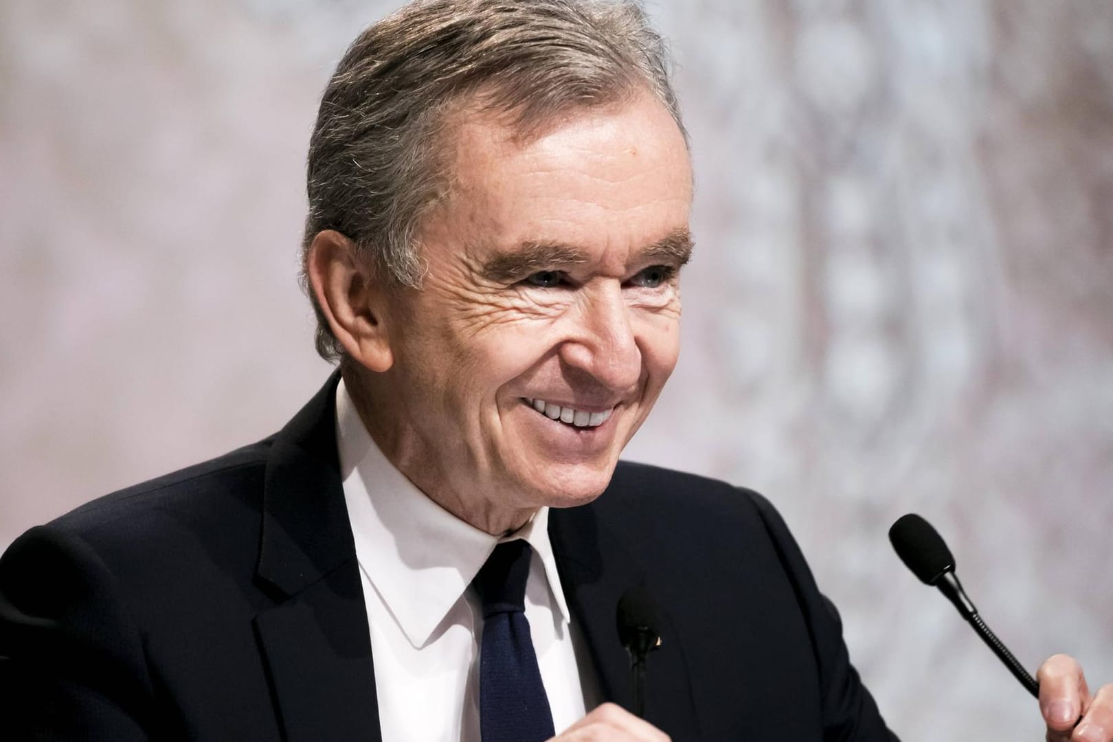 Bernard Arnault auf einem Kongress: Der 70-Jährige ist Chef des Luxusgüter-Konzerns LVMH.