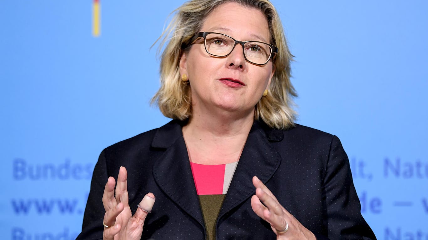 Svenja Schulze (SPD): Die Bundesumweltministerin hat für den Umweltschutz Vorschläge zum Thema Fliegen gemacht.