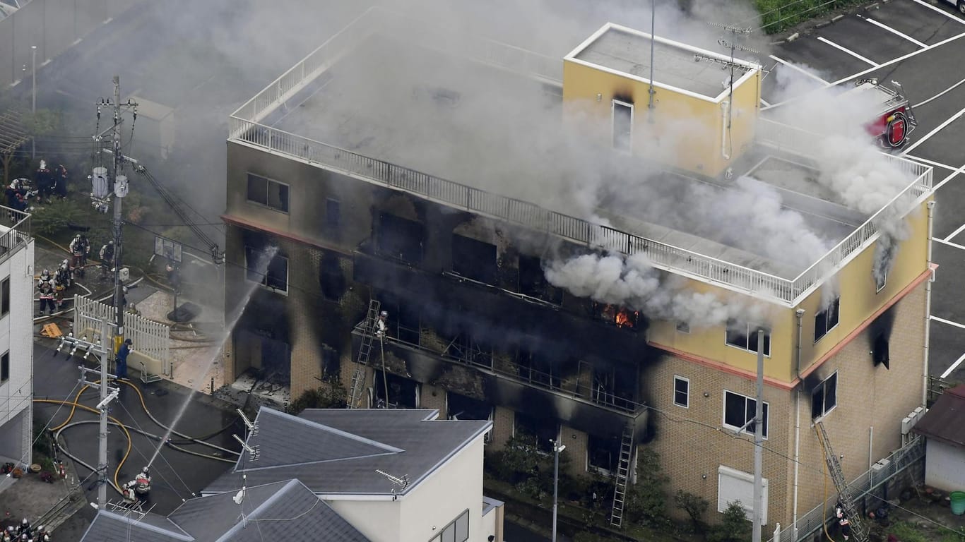 Feuer in Kyoto: Der 41-jährige mutmaßliche Brandstifter ist unter den Verletzten.