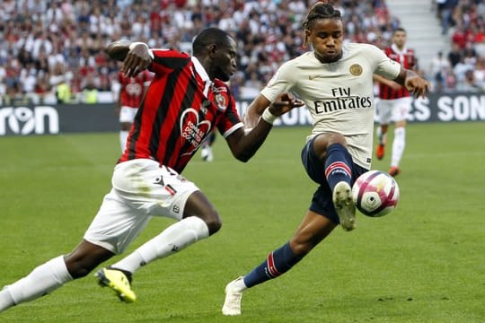 Wechselt zu RB Leipzig: Christopher Nkunku (r) in Aktion für Paris Saint-Germain.