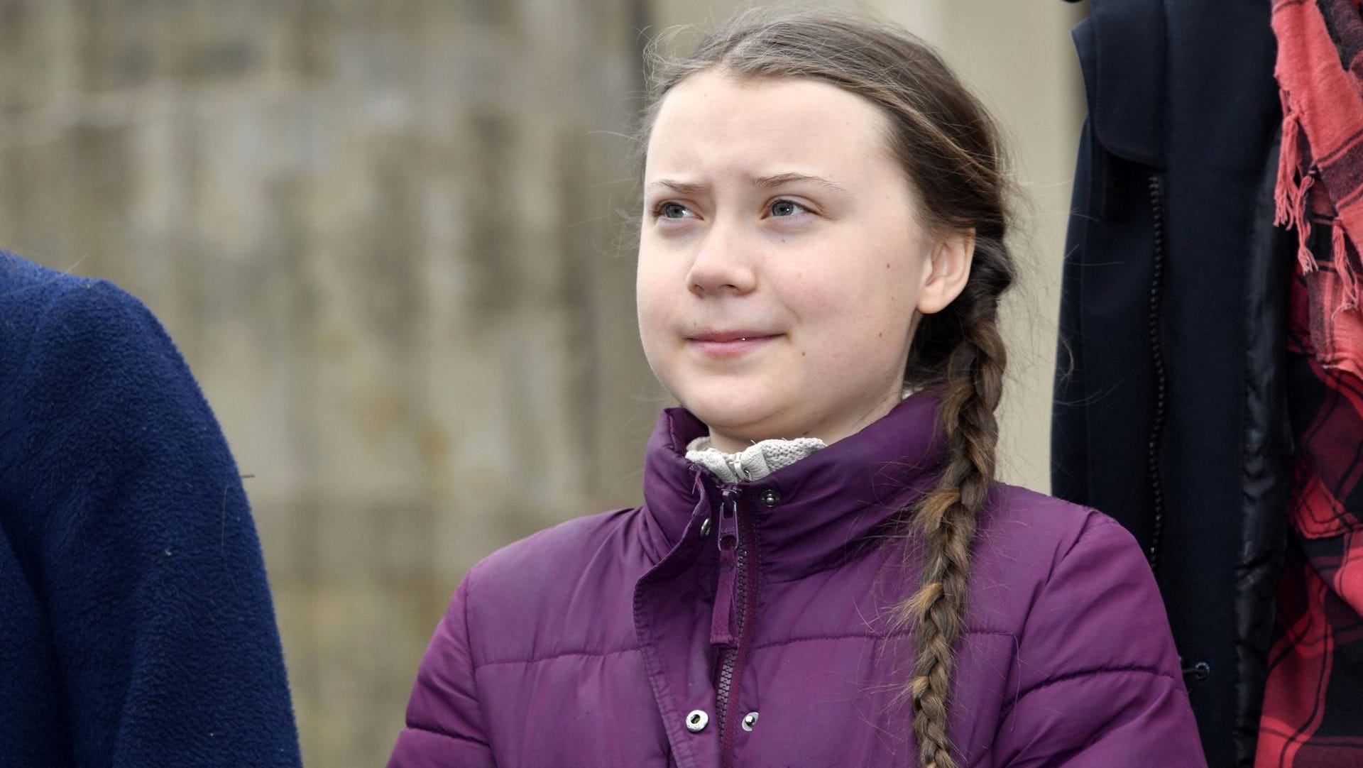 Greta Thunberg bei einem Besuch in Berlin: Die Klimaaktivistin reist mit dem Zug aus Stockholm an.