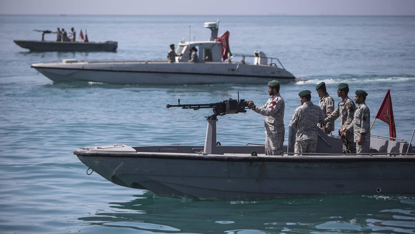 Iranische Soldaten: Das gestoppte Schiff soll Öl geschmuggelt haben. (Symbolfoto)