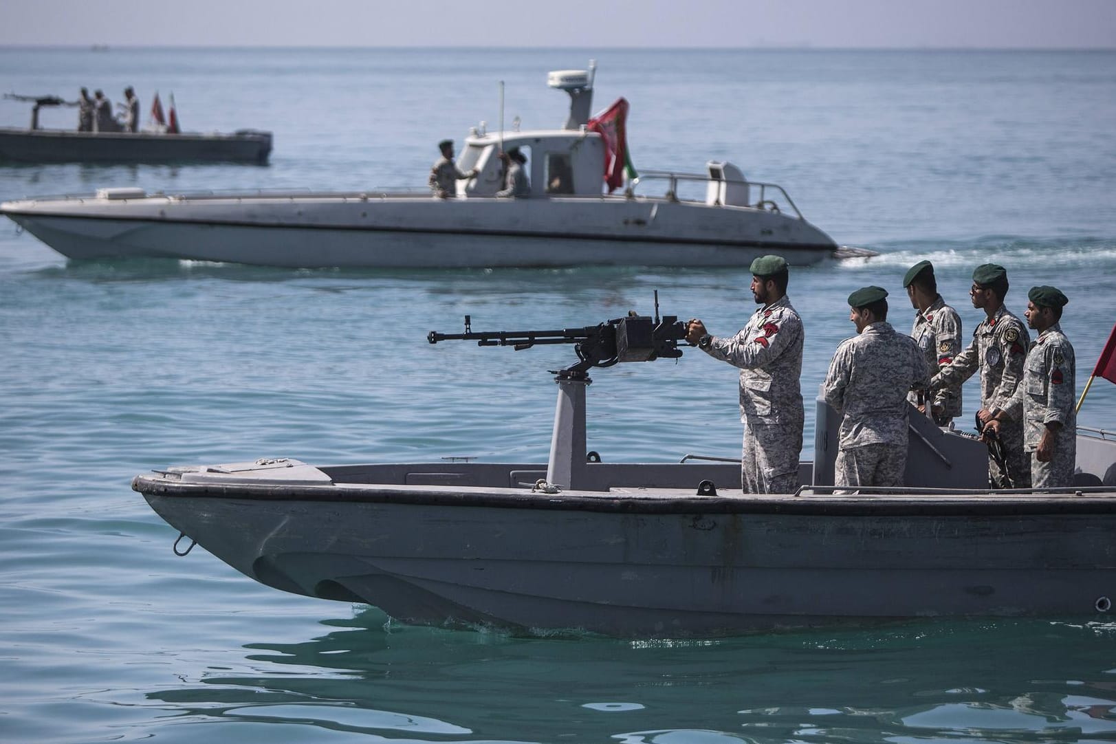 Iranische Soldaten: Das gestoppte Schiff soll Öl geschmuggelt haben. (Symbolfoto)