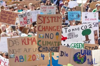 Teilnehmer der Klima-Demonstration "Fridays for Future": Der Druck auf die große Koalition, Entscheidungen zum Thema Umweltschutz zu treffen, wächst.