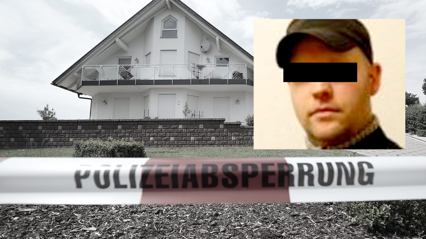 Tatort in Wolfhagen-Istha und der Verdächtige Stephan E.: Erst gestand er, dann widerrief er – vermutlich aus taktischen Gründen.