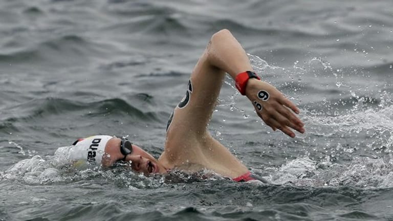Finnia Wunram holte im Freiwasser ihre zweite WM-Medaille: Silber über 25 Kilometer.