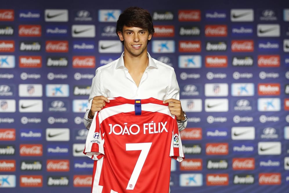 Joao Felix: Der Portugiese wechselt für 126 Millionen Euro von Benfica Lissabon zu Atlético Madrid – der teuerste Transfer des Sommers.
