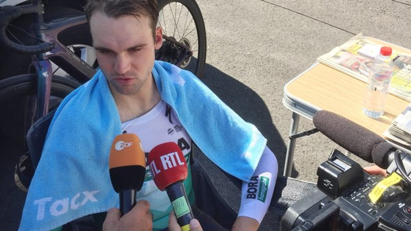 Maximilian Schachmann vom Team Bora-hansgrohe musste verletzungsbedingt die Tour de France aufgeben.