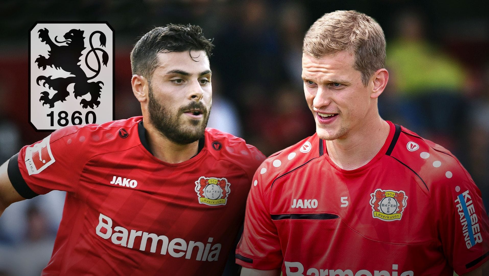 Zwei Bayern im Rheinland: Sven Bender (l.) und Kevin Volland haben beide bei 1860 München den Sprung ins Profilager geschafft und spielen seit 2017 zusammen bei Bayer Leverkusen.