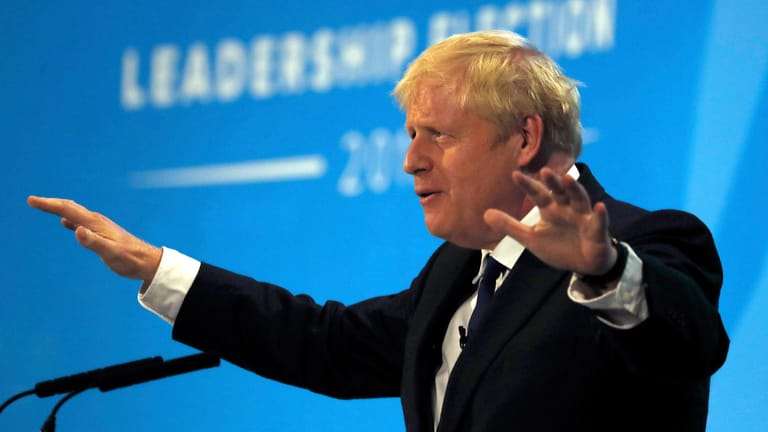 Großer Favorit auf die May-Nachfolge: Boris Johnson bei einer Veranstaltung der Torys in London.