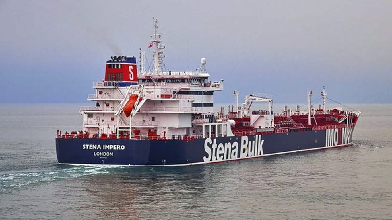 Das von der Reederei zu Verfügung gestellte undatierte Foto zeigt den britischen Öltanker "Stena Impero".