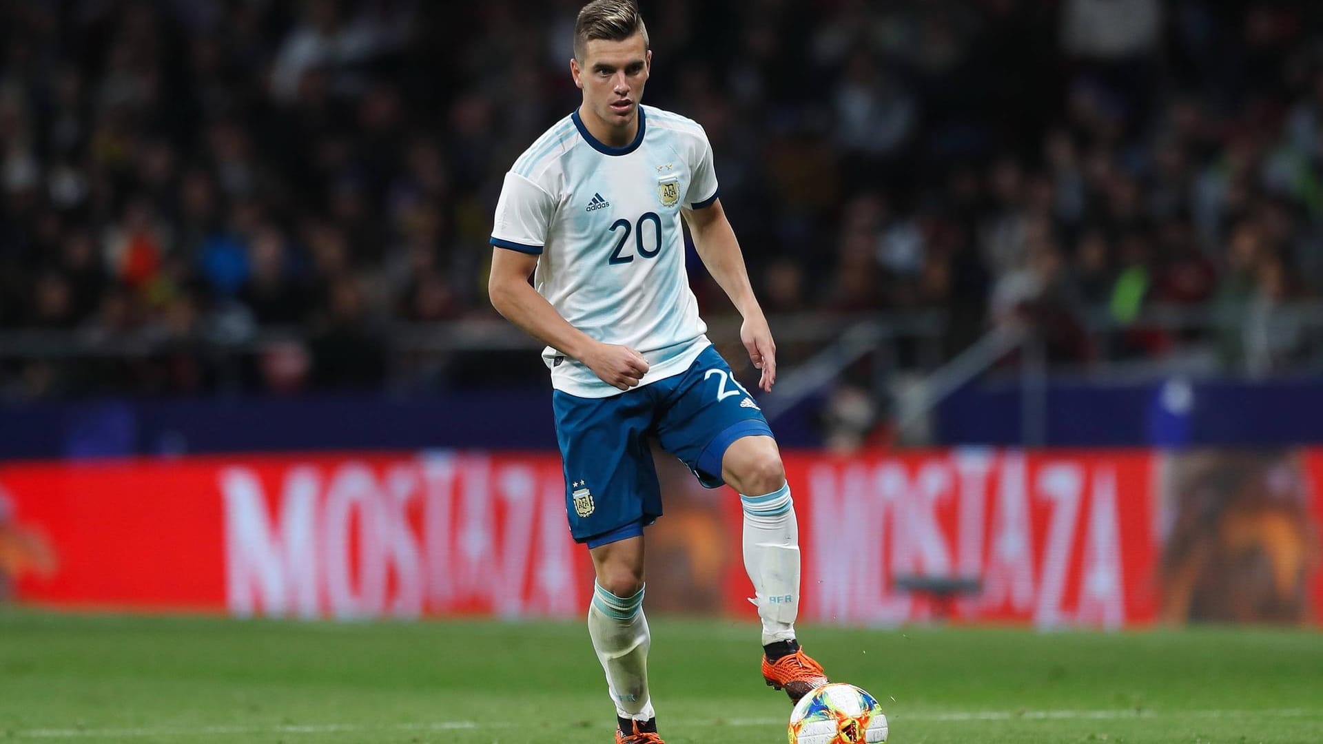 Stark im Argentinien-Trikot: Giovani Lo Celso im Länderspiel der "Albiceleste" gegen Venezuela im März.