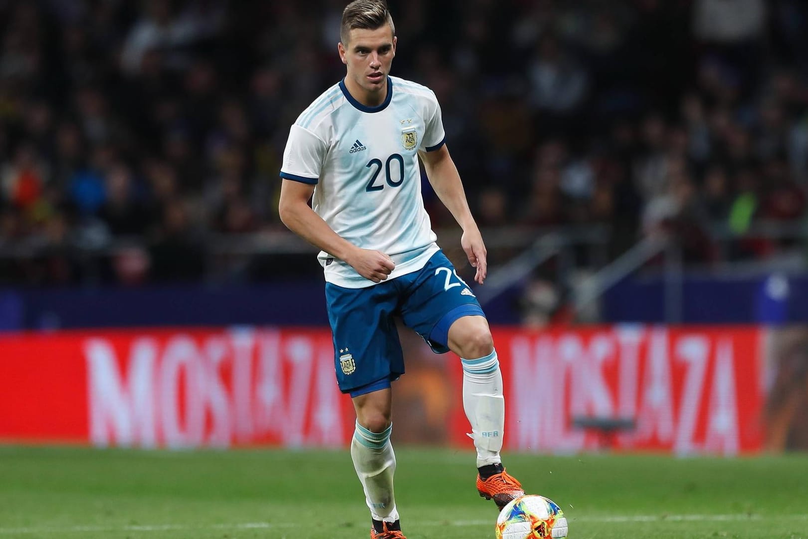 Stark im Argentinien-Trikot: Giovani Lo Celso im Länderspiel der "Albiceleste" gegen Venezuela im März.