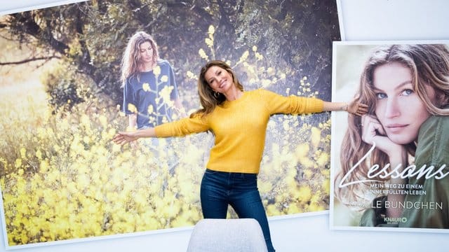 Gisele Bündchen stellt ihr Buch "Lessons: Mein Weg zu einem sinnerfüllten Leben" in Hamburg vor.