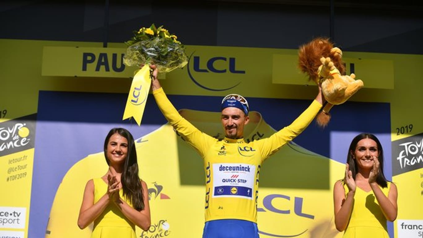Julian Alaphilippe ist der Spitzenreiter der Tour de France.