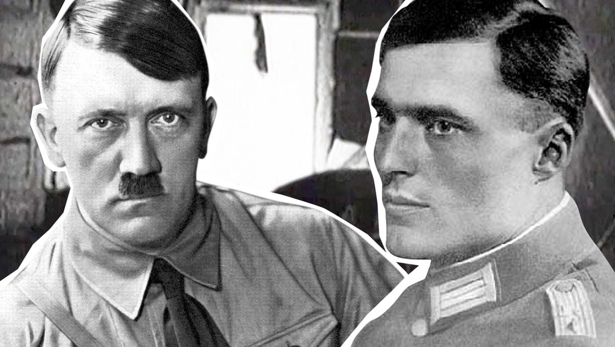 Claus Schenk Graf von Stauffenberg (r.): Vor 75 Jahren scheiterte das von dem Wehrmachtsoffizier geplante Attentat auf Adolf Hitler.