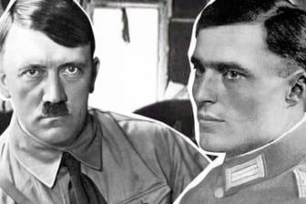 Claus Schenk Graf von Stauffenberg (r.): Vor 75 Jahren scheiterte das von dem Wehrmachtsoffizier geplante Attentat auf Adolf Hitler.