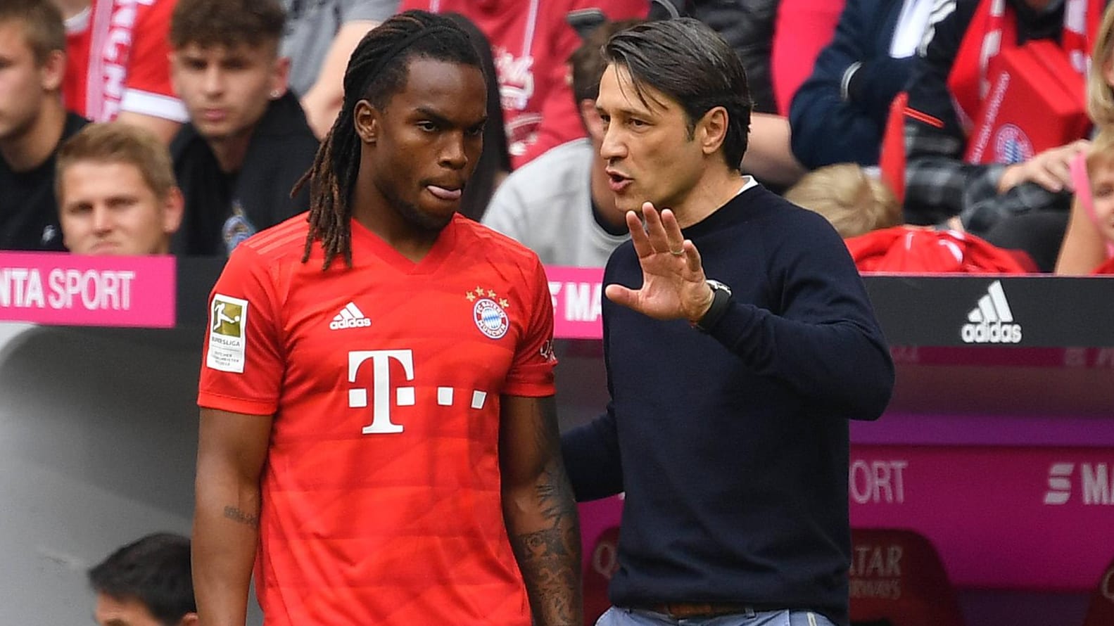 Niko Kovac gibt Renato Sanches Anweisungen: "Wir möchten ihn gerne behalten."