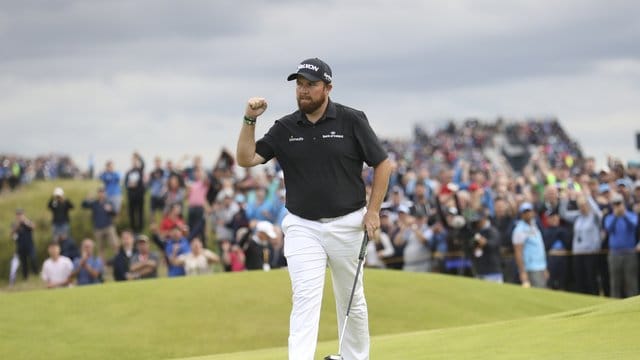 Führt die British Open vor der Schlussrunde an: Irlands Golfstar Shane Lowry. Führt die British Open vor der Schlussrunde an: Irlands Golfstar Shane Lowry.