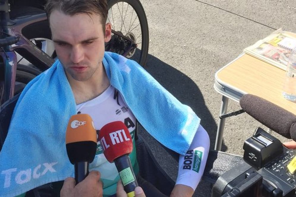 Maximilian Schachmann vom Team Bora-hansgrohe musste verletzungsbedingt die Tour de France aufgeben.