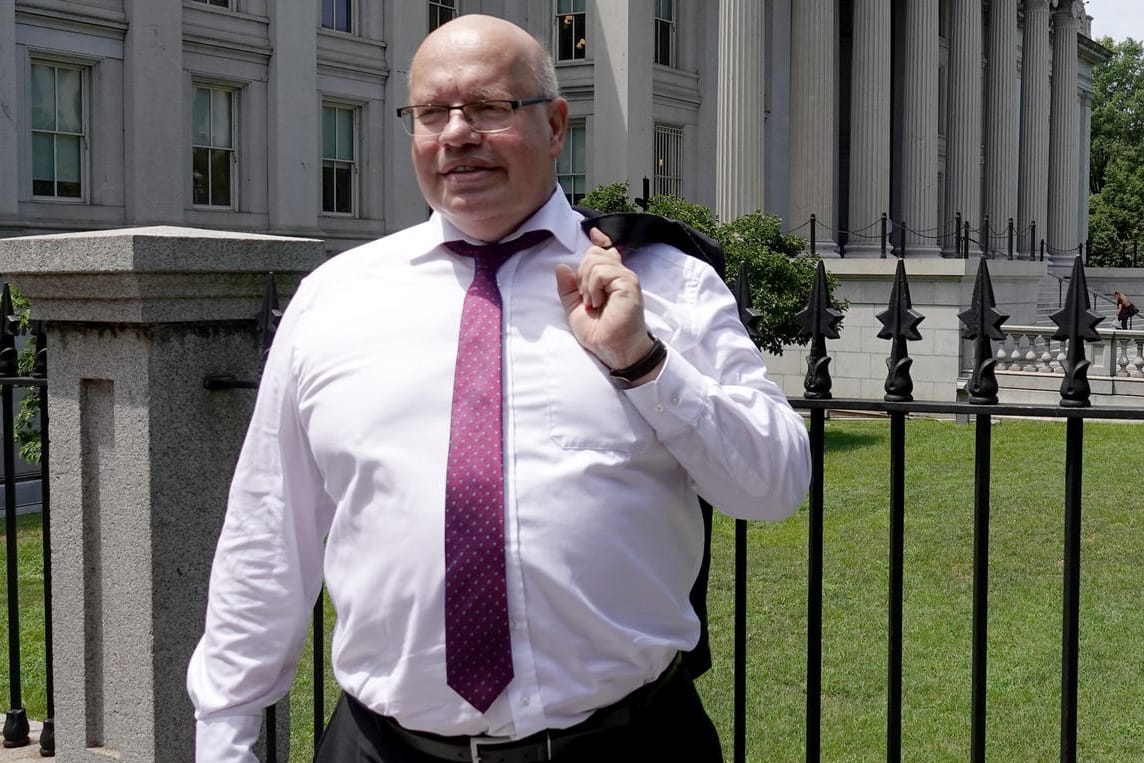 Bundeswirtschaftsminister Peter Altmaier (CDU) in Washington: "Damit wäre auch der Vorwurf ausgeräumt, dass amerikanische Autozölle niedriger als europäische seien."