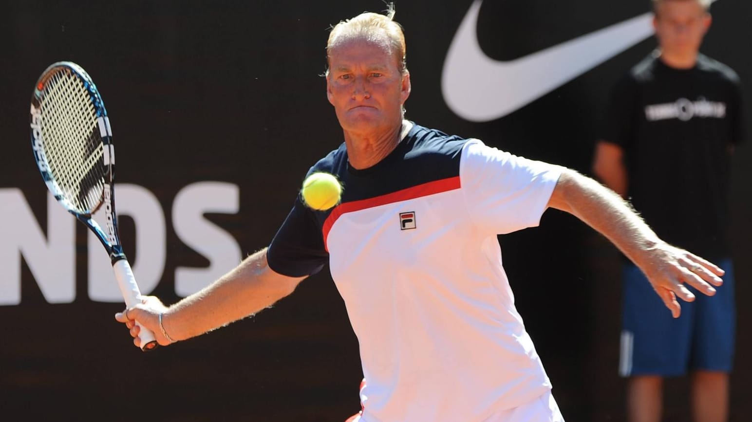 Liebte den Tennis-Sport: Peter McNamara beim "Tennis Cup of Legends" 2014 in Frankfurt am Main.