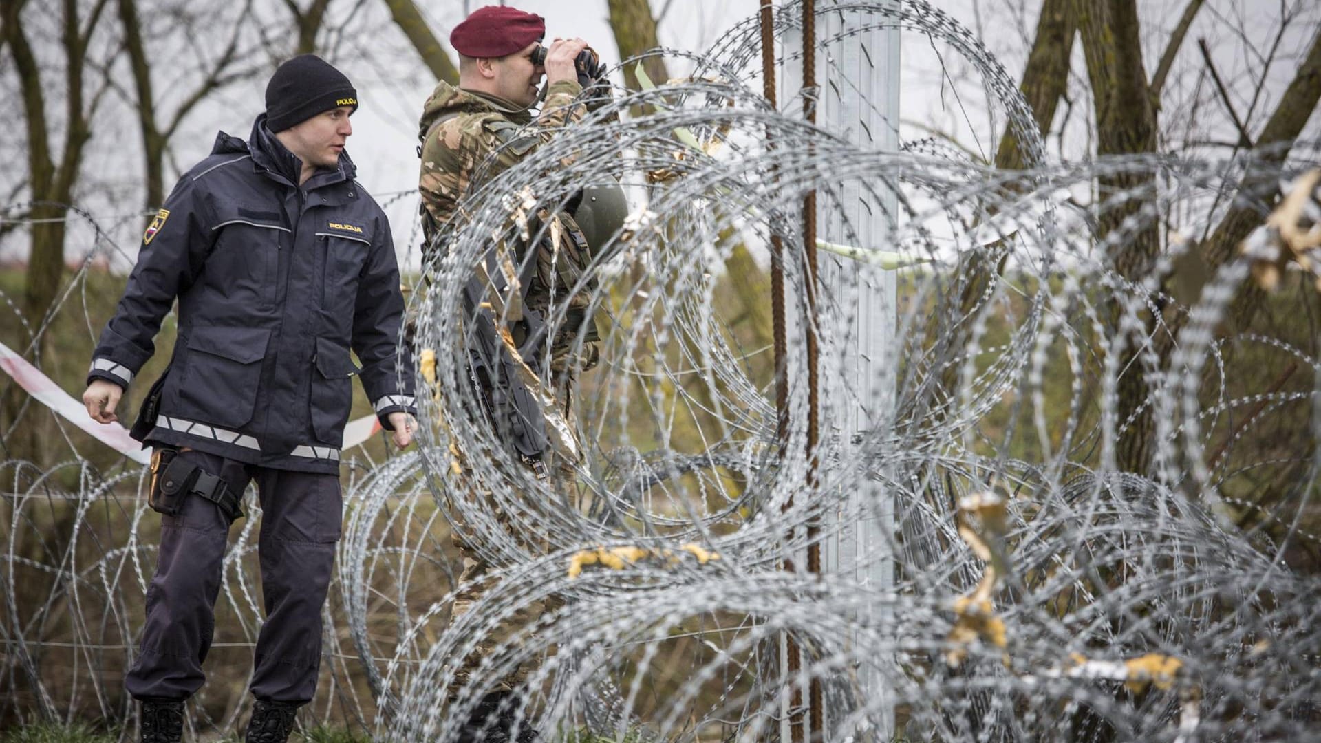 Soldaten an der slowenisch-kroatischen Grenze: 35 zusätzliche Soldaten wurden zum Einsatz entsendet. (Archivbild)