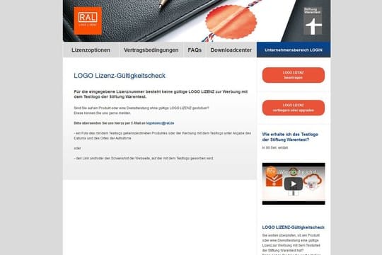 Hier stimmt was nicht: Offenbar war das Testurteil-Siegel gefälscht oder wurde unrechtmäßig genutzt.