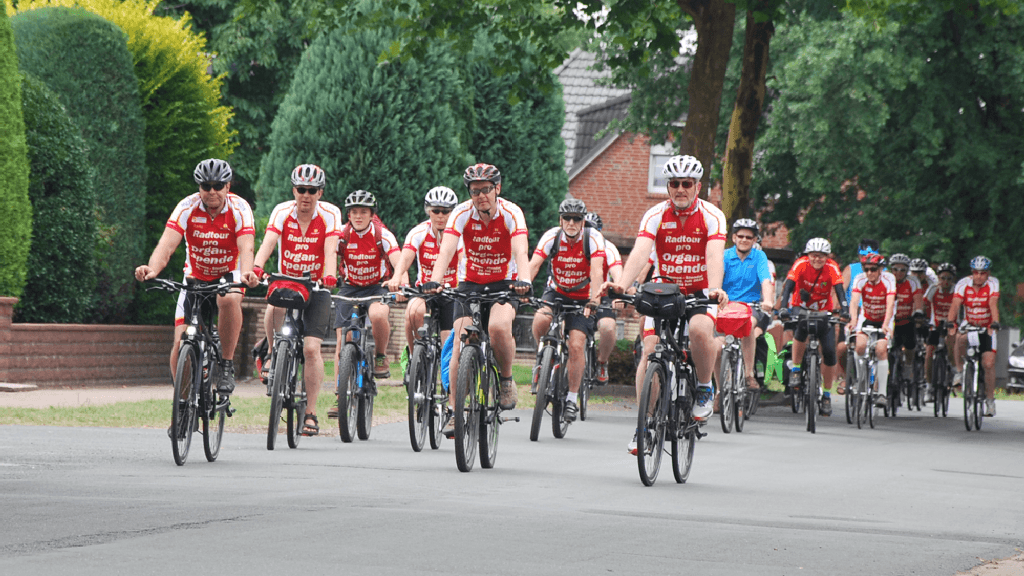 Radtour pro Organspende: Auch in diesem Jahr radeln Organtransplantierte für einen guten Zweck.