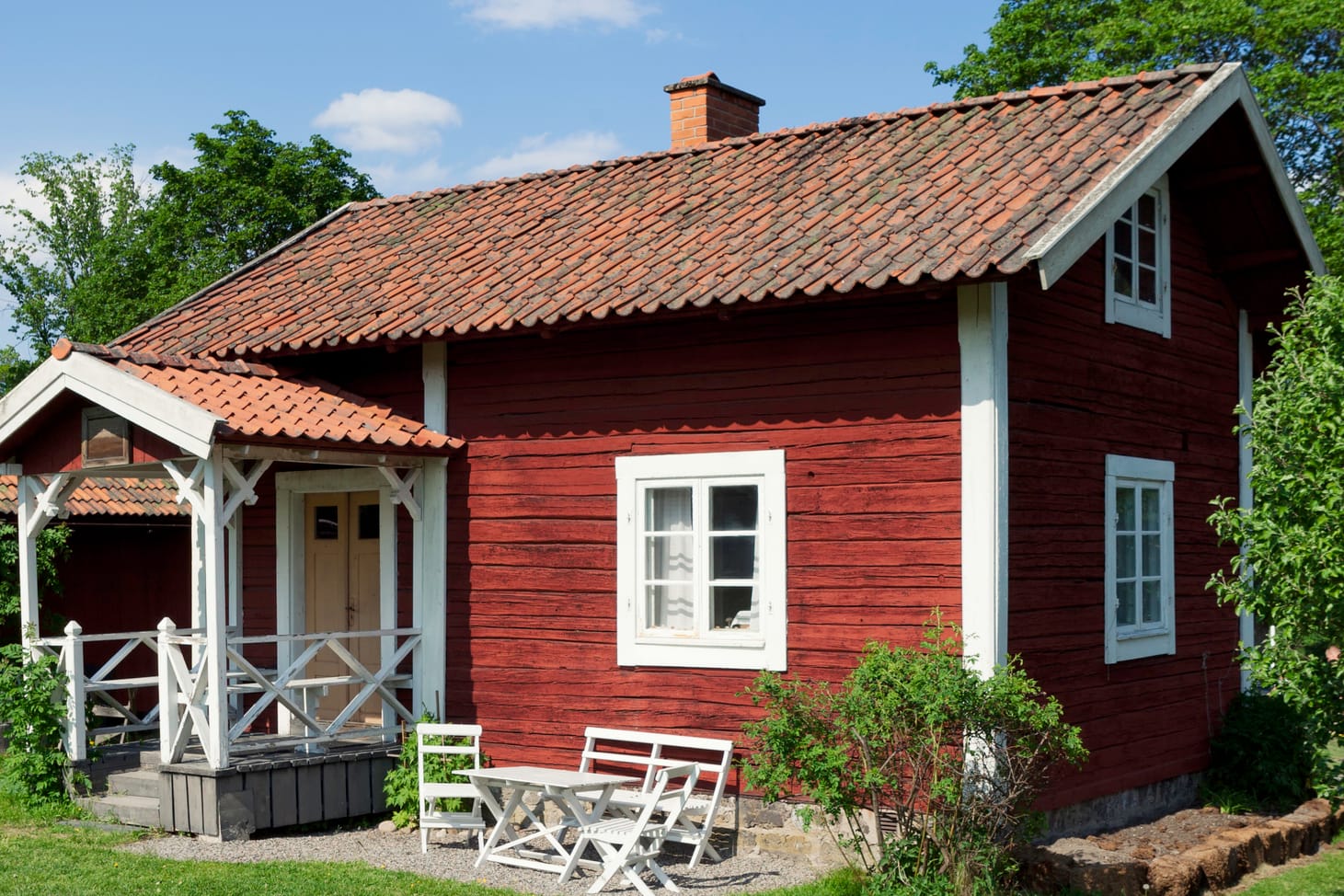 Ein Sommerhaus in Schweden. Finden Sie im Quiz heraus, wie gut Sie sich mit Skandinavien auskennen.