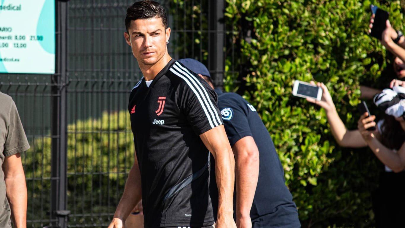 Cristiano Ronaldo während der Juve-Saisonvorbereitung.