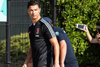 Cristiano Ronaldo während der Juve-Saisonvorbereitung.